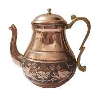 قوری طرح انگلیسی قلم زنی کد zh160-2