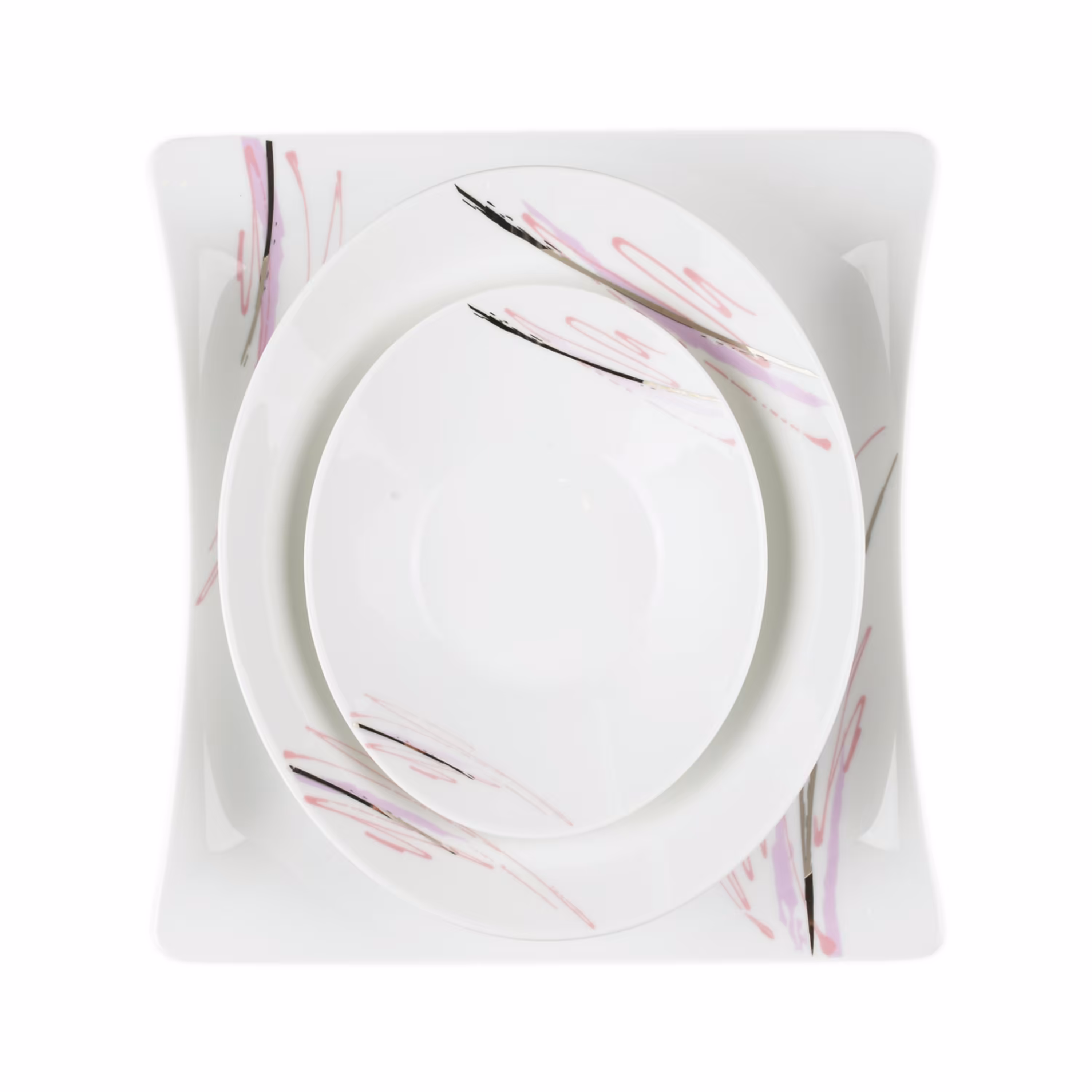 سرویس غذاخوری چینی زرین 6 نفره 30 پارچه آلبا پلاتینی درجه یک