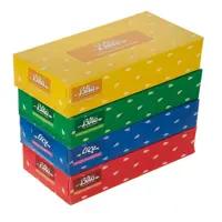 دستمال کاغذی جعبه ای بیتا 4 عددی 200 برگ ( 100 برگ دولا )  