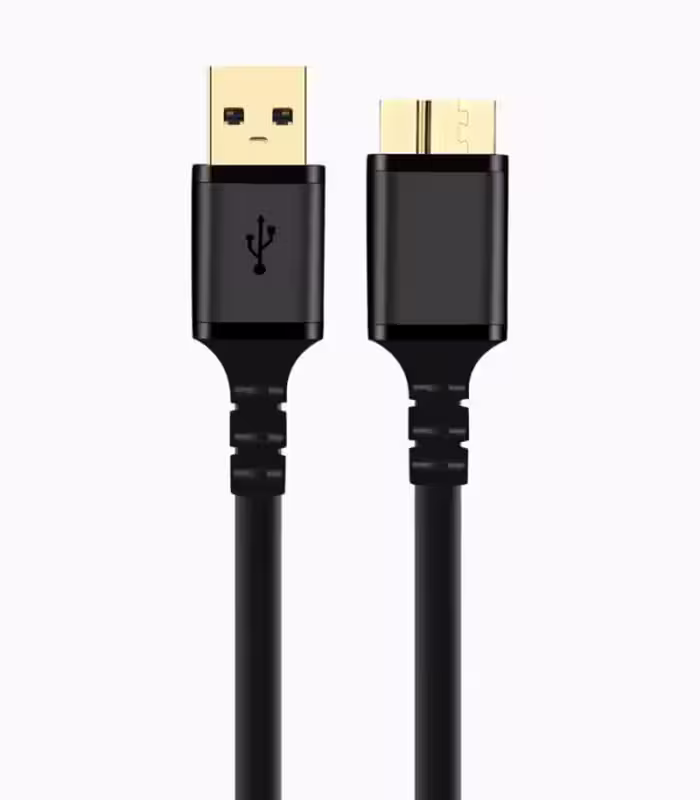 کابل Micro-B USB 3.0 کی نت پلاس 1٫5 متری مدل KP-CUAMHDD15