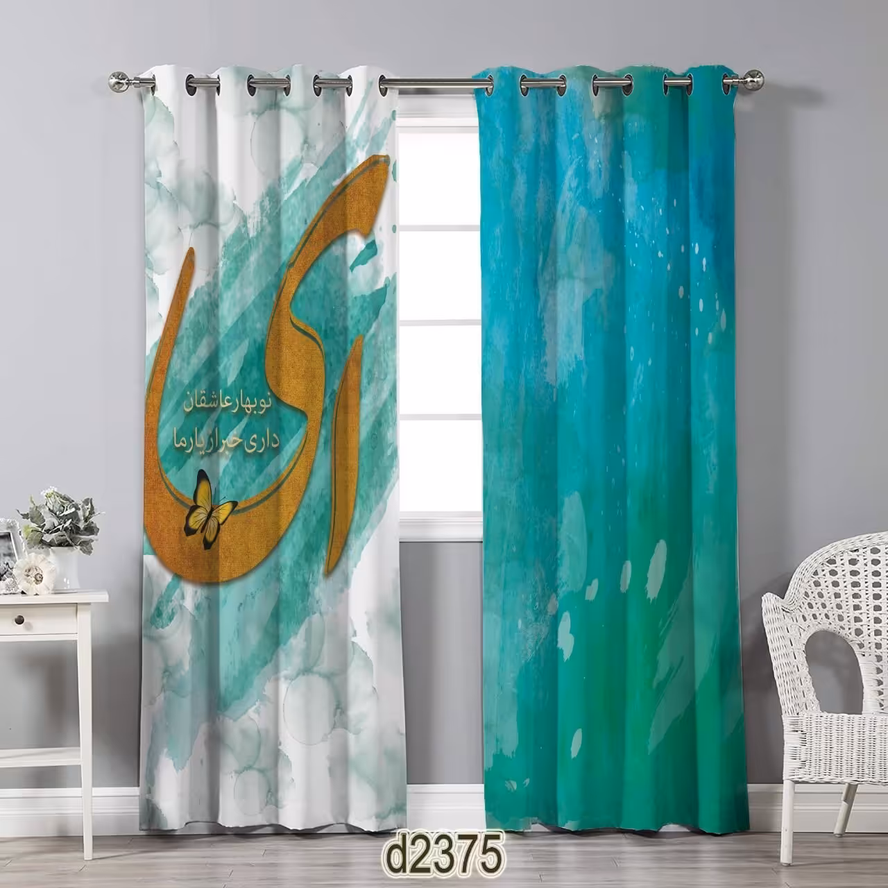 پرده پنلی طرح شعر 2