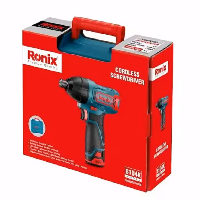 کیت پیچگوشتی  شارژی  8104 رونیکس 