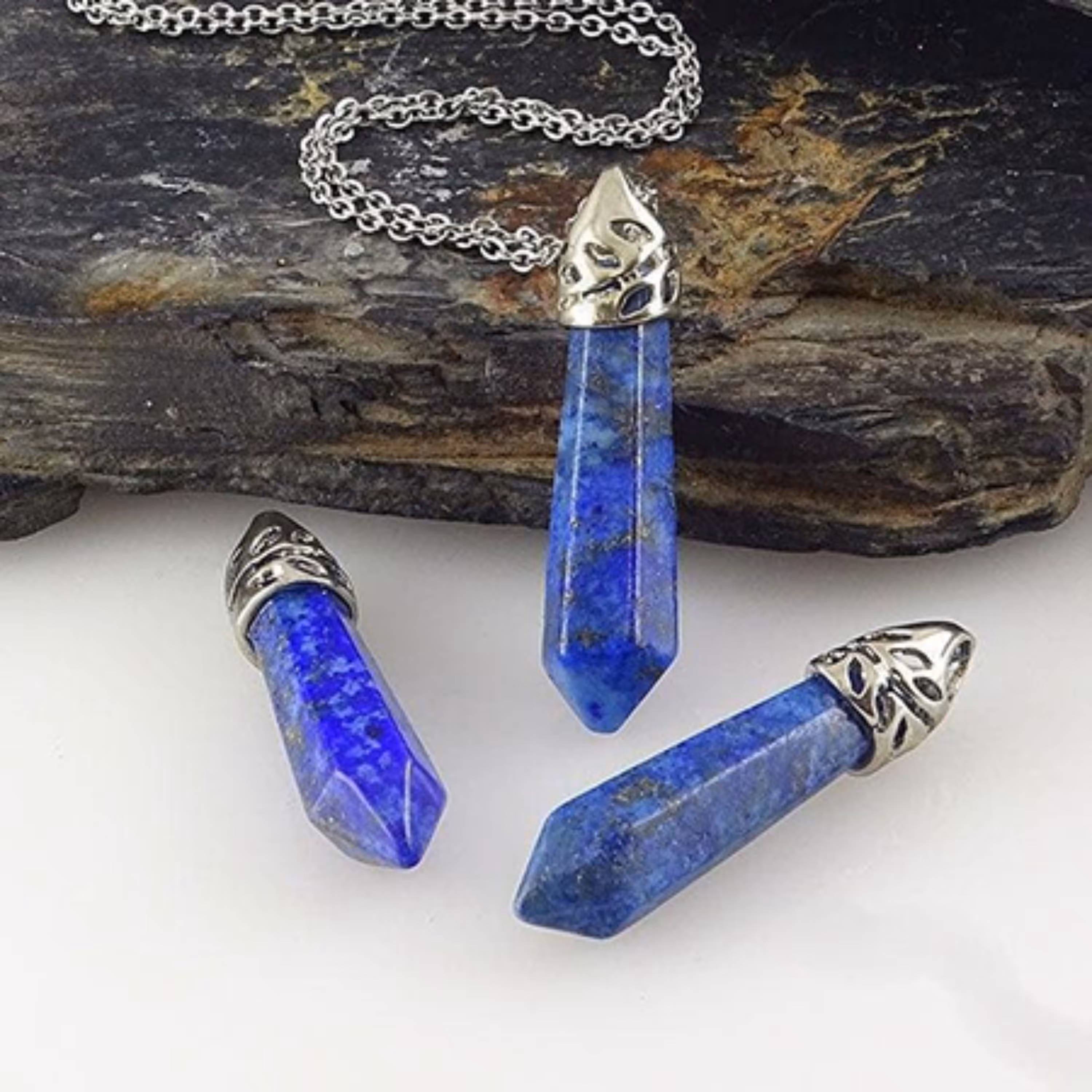 گردنبند منشور لاجورد