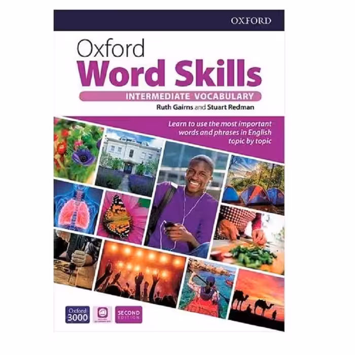 کتاب Oxford word skills Intermediate Second edition وزیری