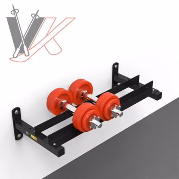 رک دمبل دیواری خانگی 1 طبقه Home wall dumbbell rack کد1304205