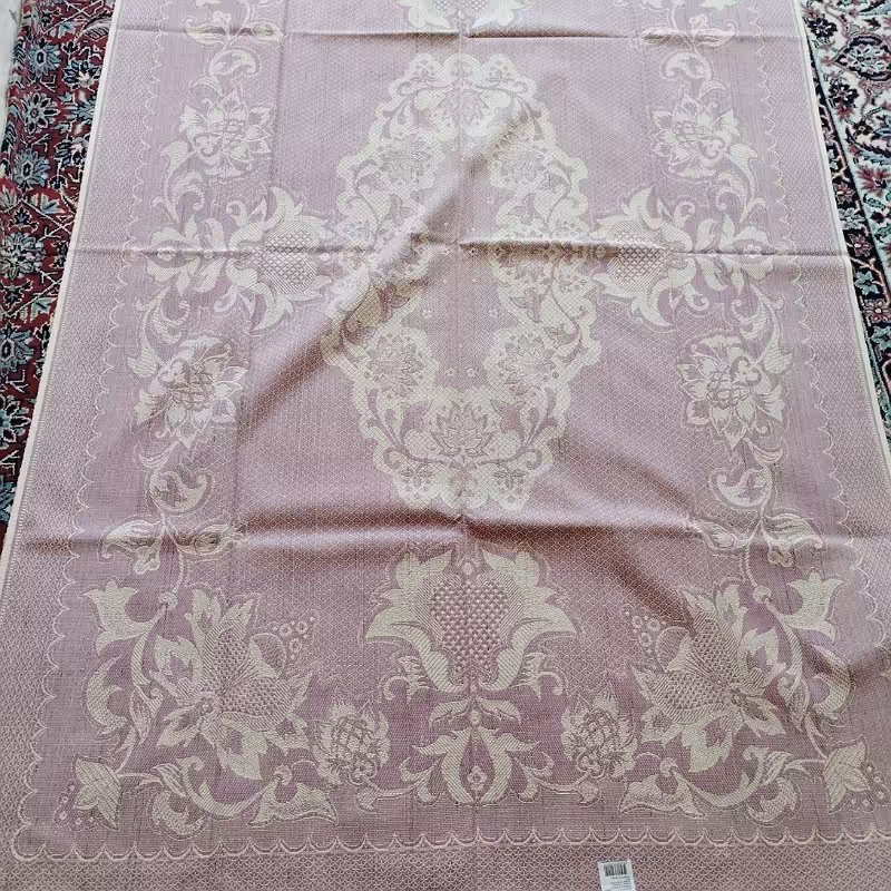 زیرسفره سه متری دوروی خارجی، تمام نخ، ترکمنستانی، قابل شستشو و رنگ ثابت 