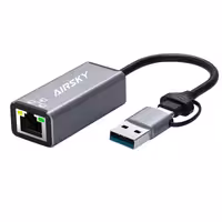 تبدیل USB-C تایپ سی و USB به LAN ایراسکای مدل HC-72S