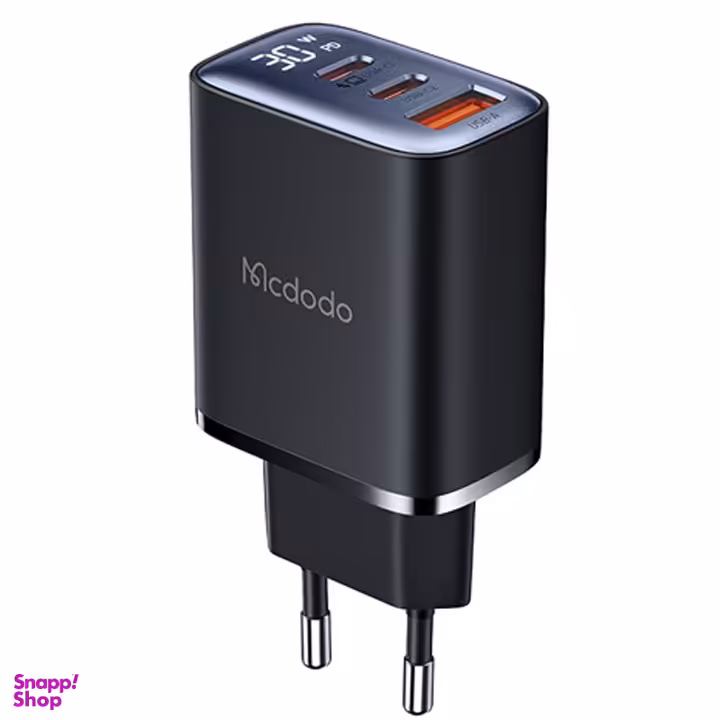شارژر دیواری 30 وات مک دودو مدل Digital Display Fast Charger