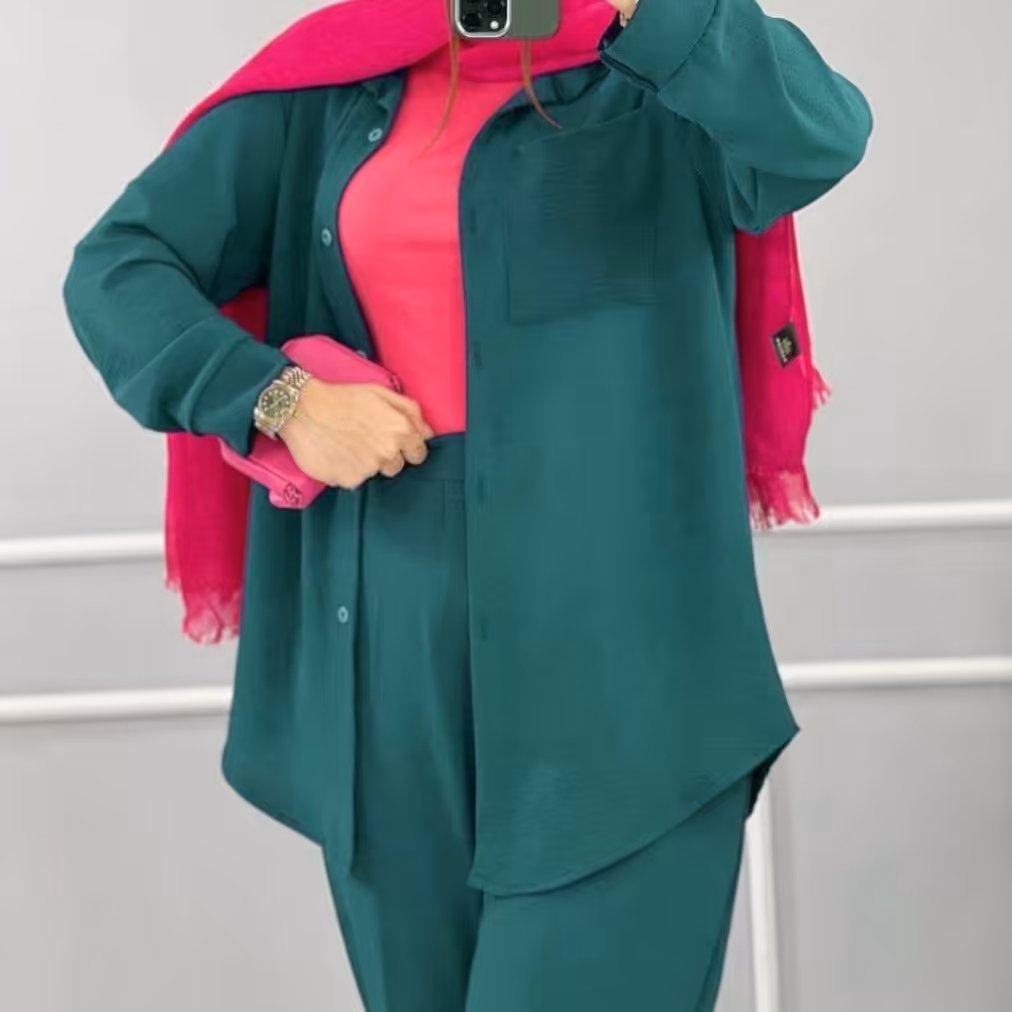 ست ایروبادی شلوار پاکتی