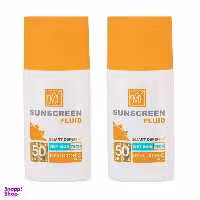 فلوئید ضد آفتاب بی رنگ مای SPF50 مدل Hyaluronic Acid مناسب انواع پوست حجم 50 میلی لیتر مجموعه 2 عددی
