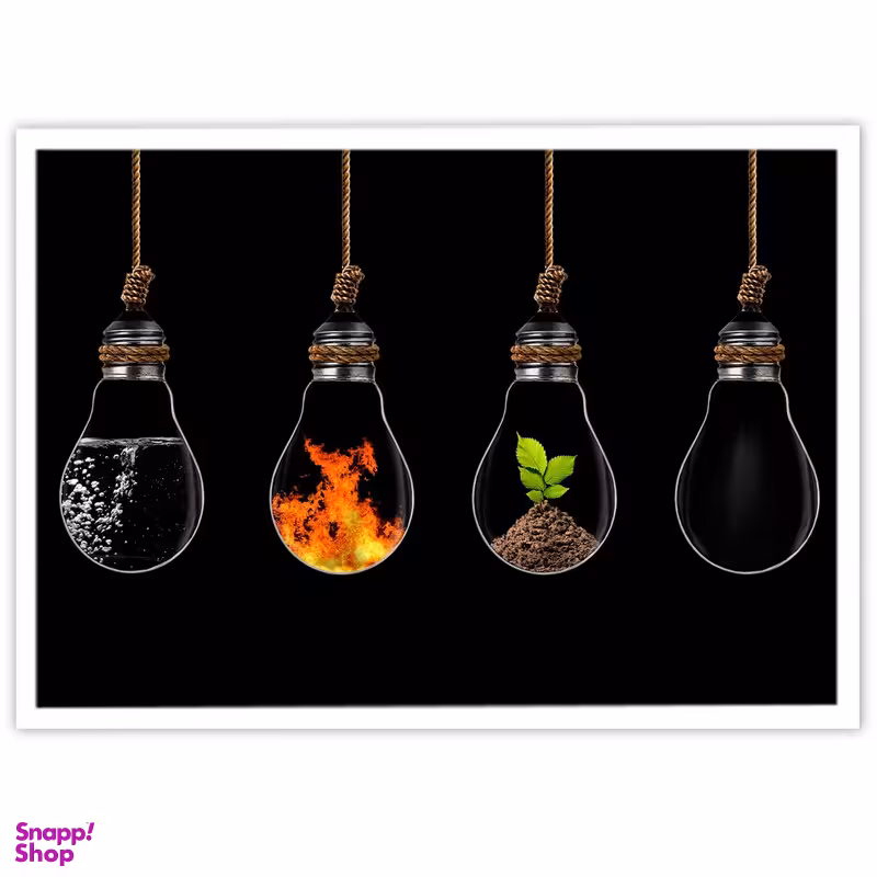 تابلو بکلیت طرح لامپ و لوستر مدل W-S2696