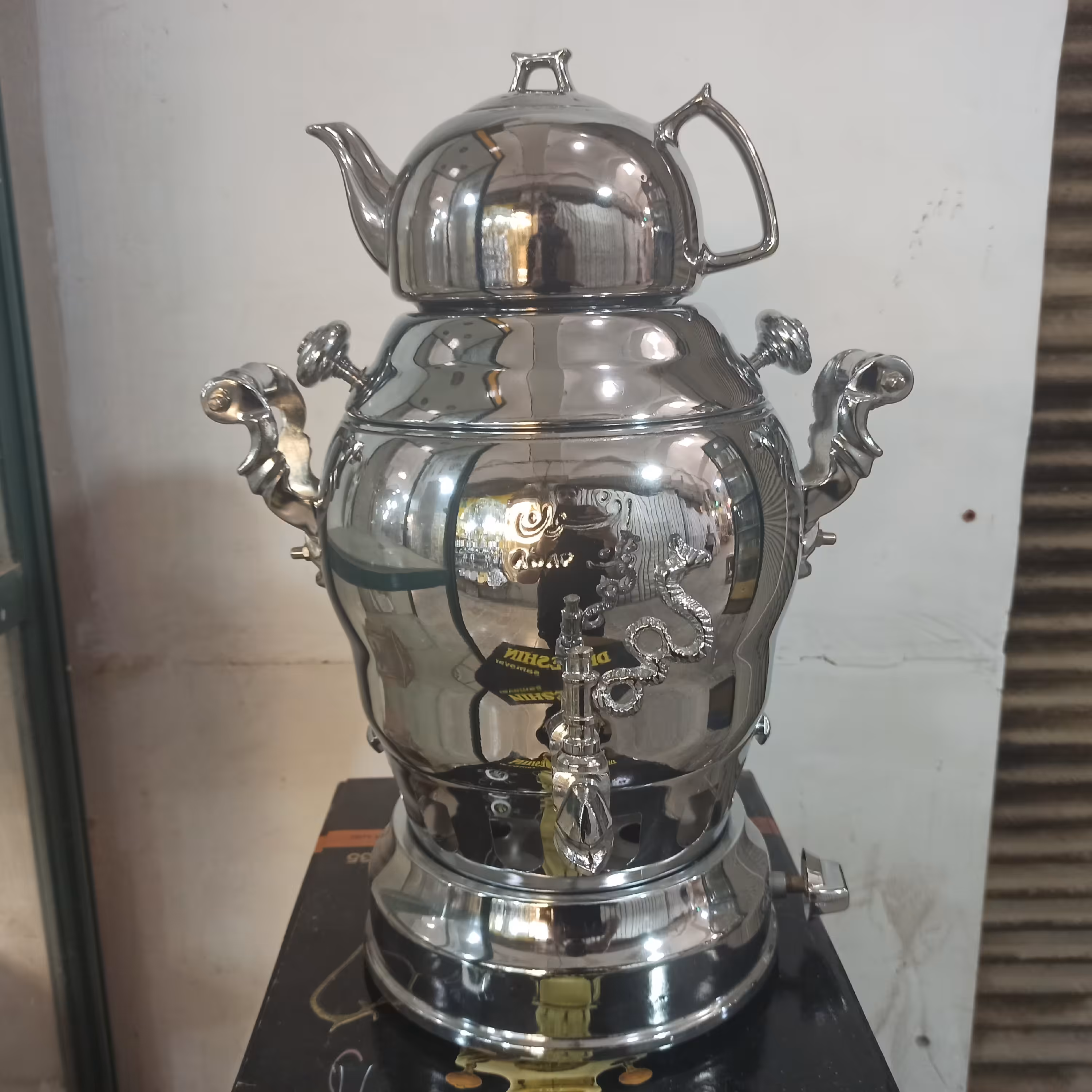 سماور 6 لیتری افسون بدون تنوره(بدون سرویس)