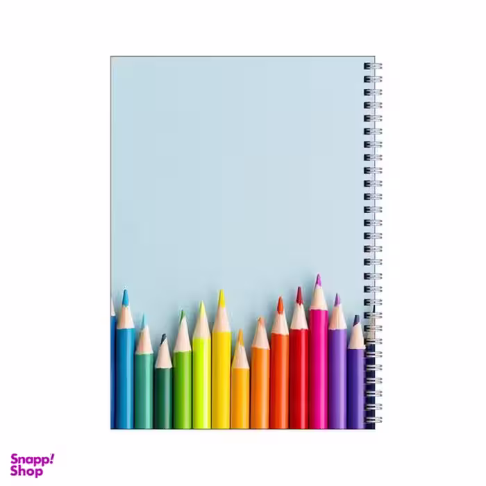 دفتر مشق 80 برگ بامبیلیپ طرح صف مدادرنگی ها کد 5485371