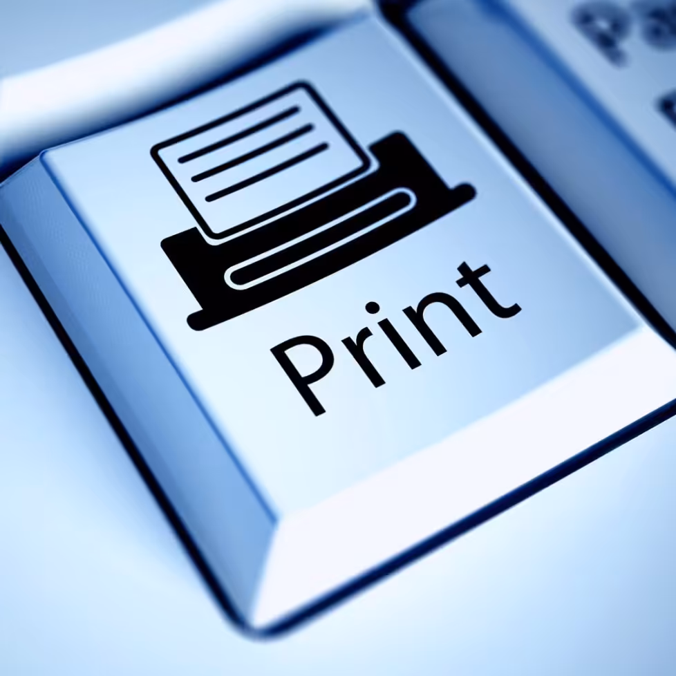 پرینت سیاه سفید یک رو  A4