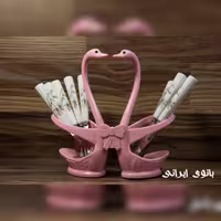 جا قاشق و چنگال و کارد دوقلو  قو