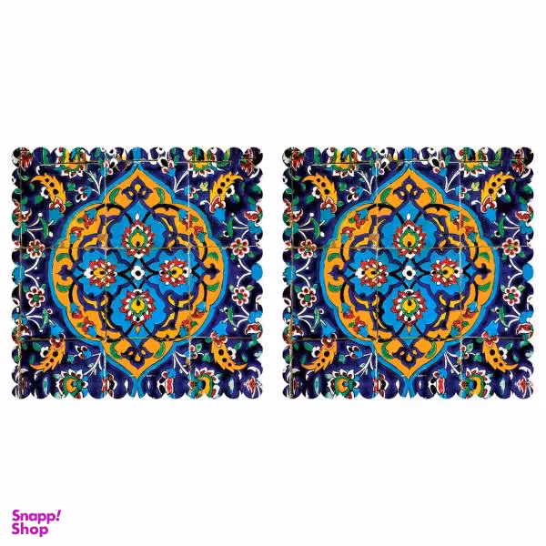 رومیزی رنس مدل T3-42016 سایز 40x40 سانتی متر مجموعه 2 عددی