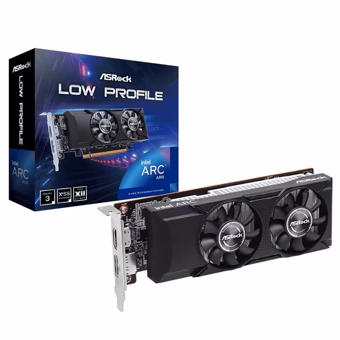 کارت گرافیک ازراک Intel Arc A310 Low Profile 4GB