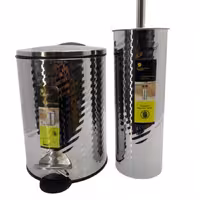 سطل و برس استیل براق