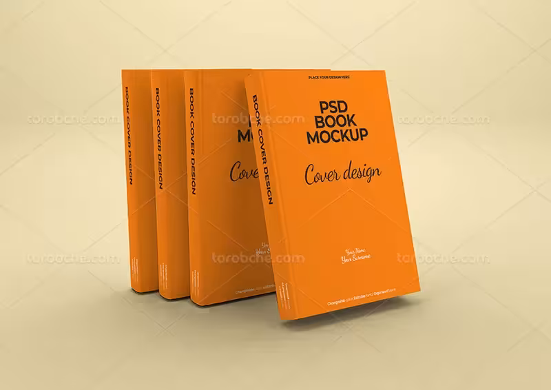 طرح موکاپ کتاب | گرافیک با طعم تربچه