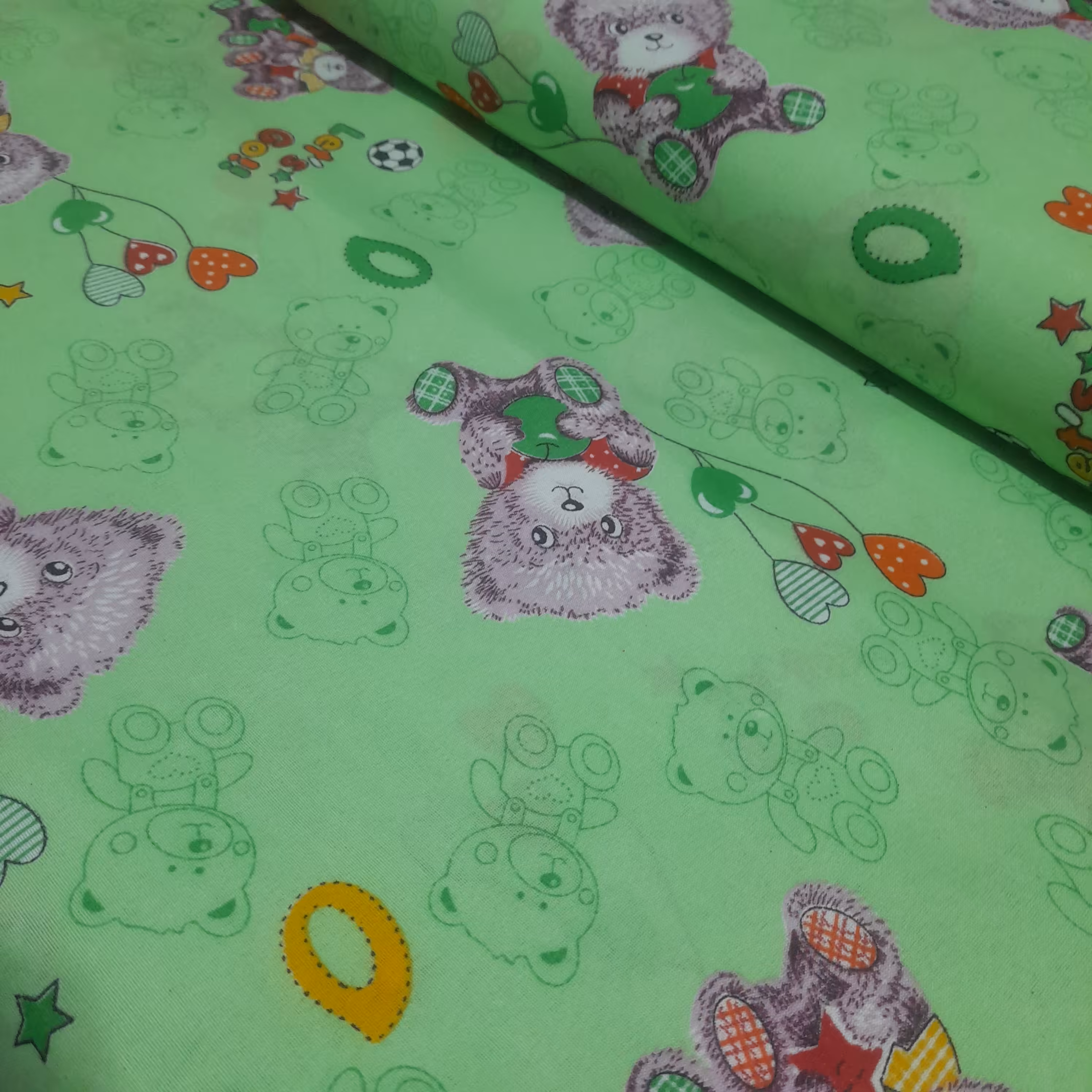 پارچه ملحفه ای عروسکی عرض 2 متر