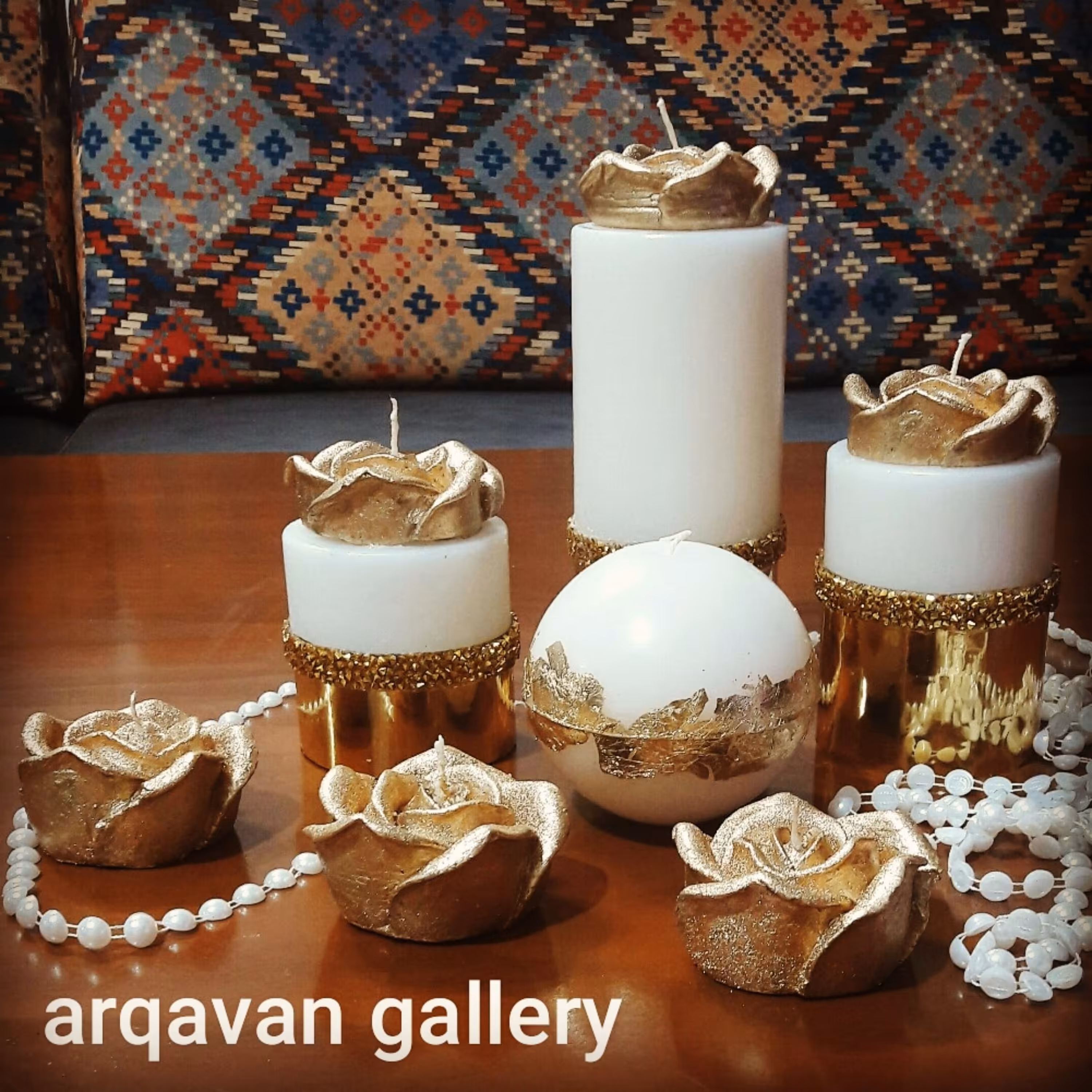 ست شمع ارغوان