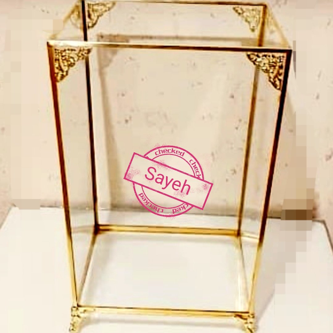 سطل شیشه برنجی
