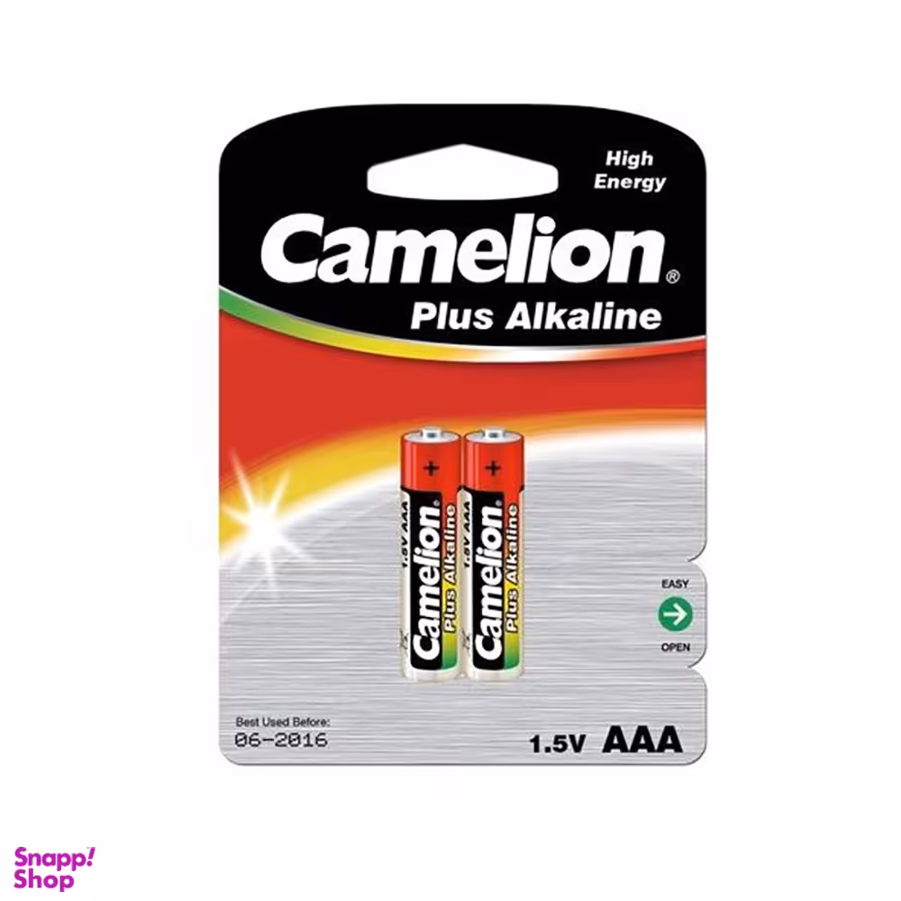 باتری کملیون (Camelion) مدل Plus Alkaline Lr03-Bp2 Aaa بسته 2 عددی