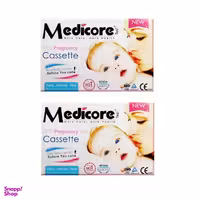 تست بارداری مدیکور (Medicore) مدل Cassette 99.8٪ بسته 2 عددی