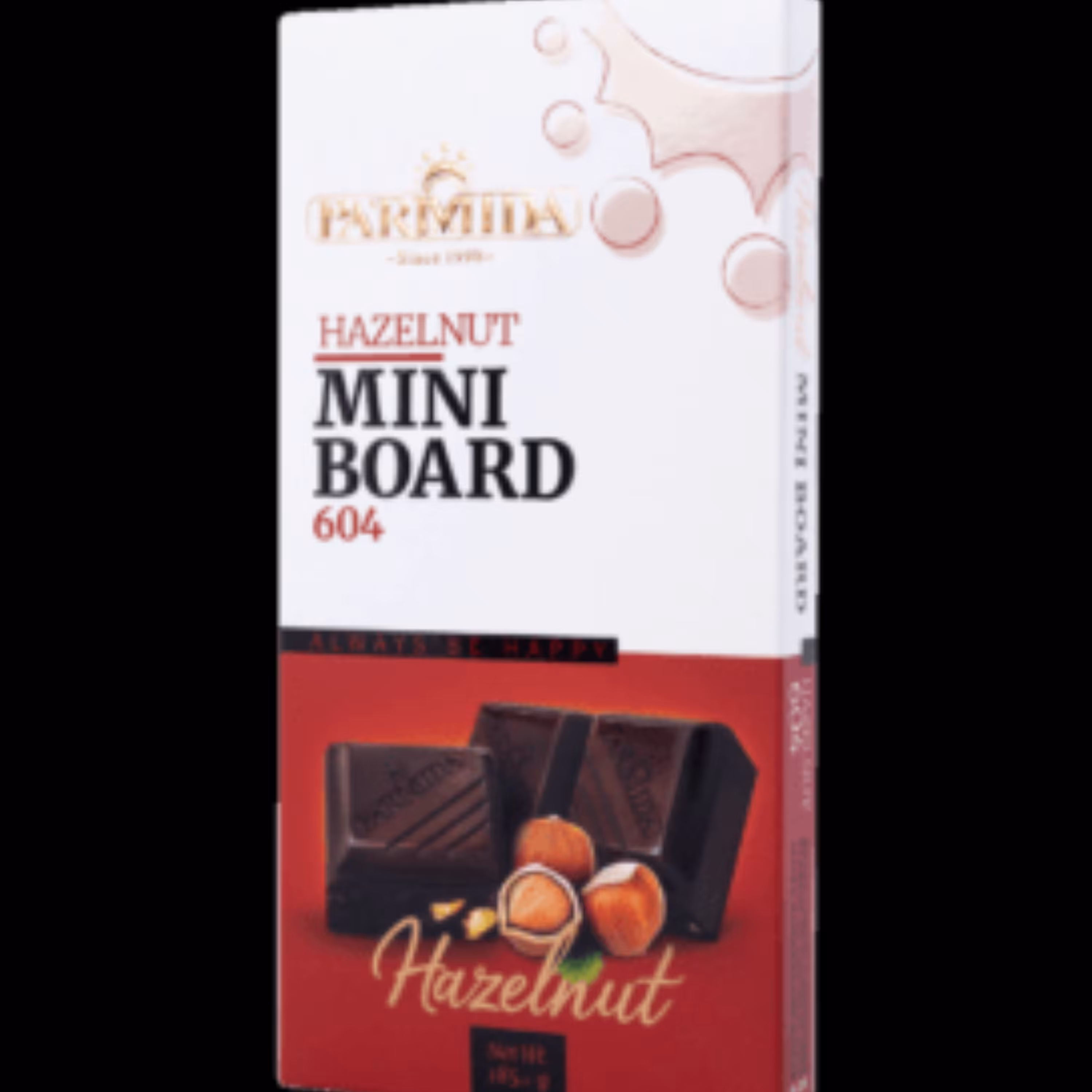 شکلات مینی برد فندقی پارمیدا 200 گرمی