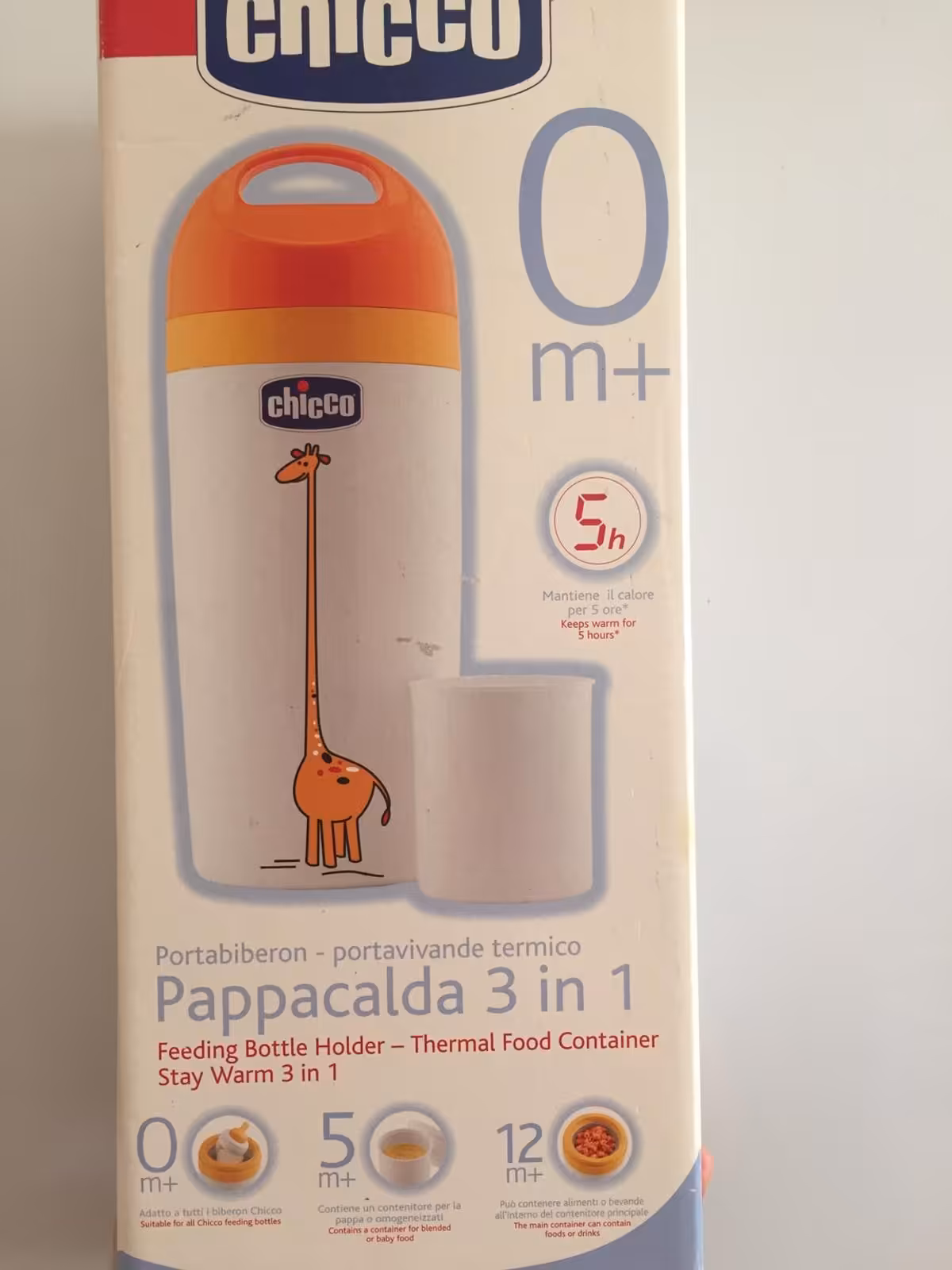 فلاسک غذای کودک چیکو سه کاره اورجینال ایتالیا  chicco  3in1