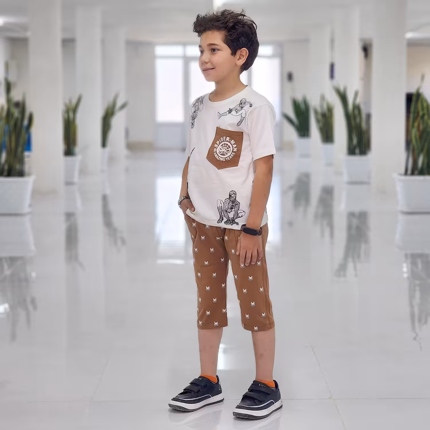 تیشرت شلوارک مرد عنکبوتی ارسال رایگان