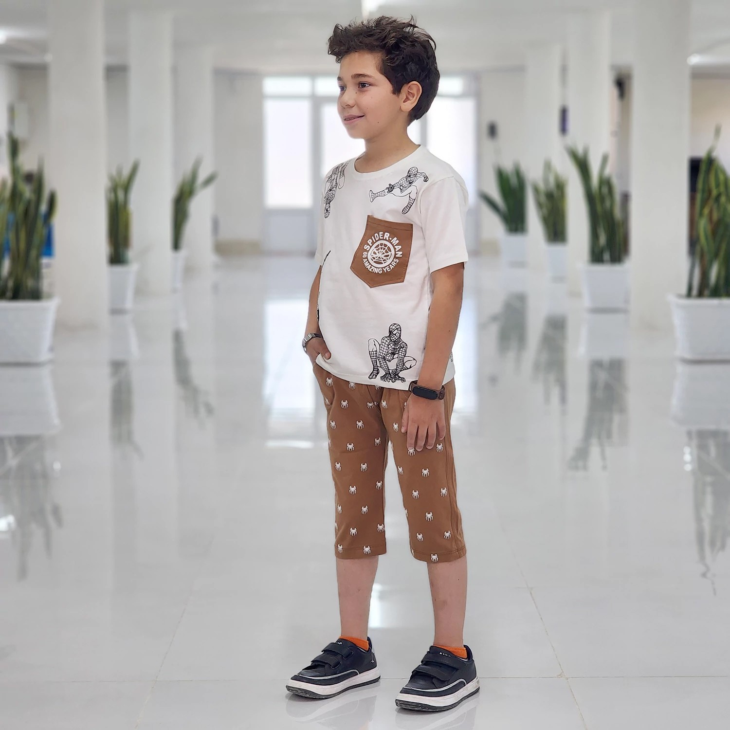 تیشرت شلوارک مرد عنکبوتی ارسال رایگان