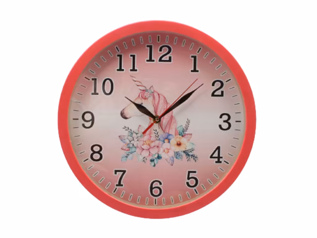 ساعت دیواری اسب تک شاخ (تنوع طرح)