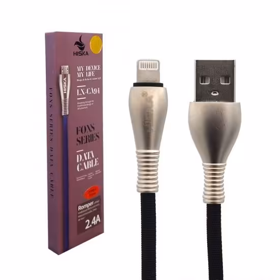 کابل آیفون (lightning) هیسکا (HISKA) طول 1 متر مدل LX-CA94


