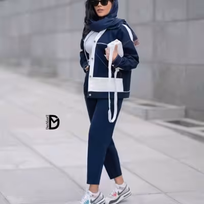 مانتو شلوار زنانه مدل درنچ
