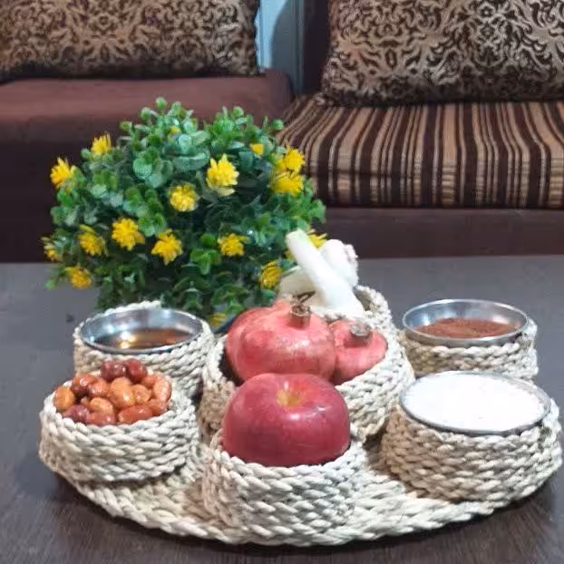 سفره هفت سین حصیری  (کد 1)