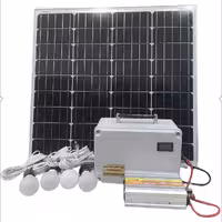 سیستم روشنایی خورشیدی مدل  SCPK-60AC-1000 ظرفیت 360 وات ساعت 