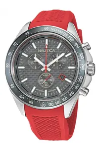 ساعت قرمز مردانه مچی NAPOBS111 اورجینال Nautica