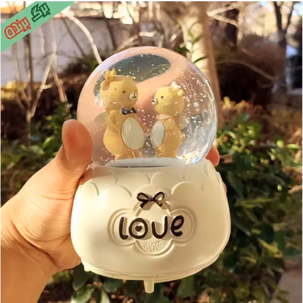 گوی موزیکال پمپی طرح خرس مهربان