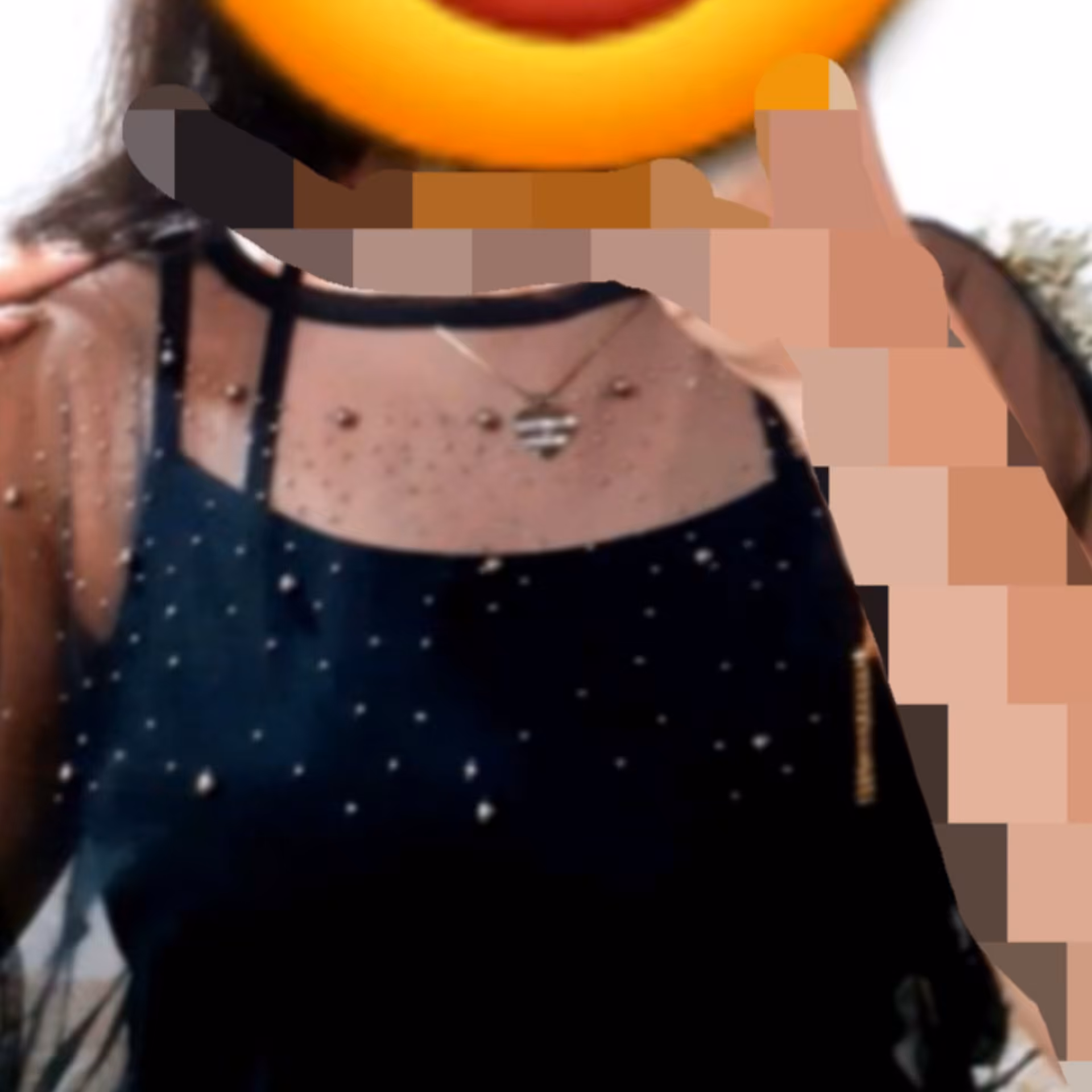 دو پی اس مروارید زیبا وشیک ومجلسی رنگ مشکی