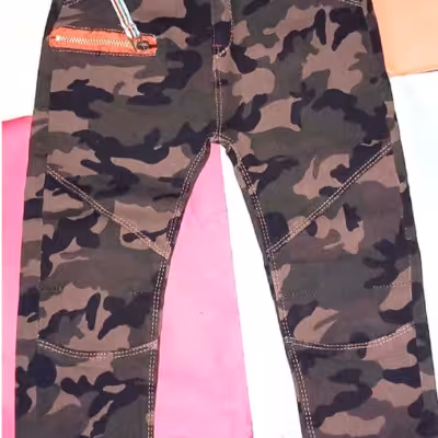 شلوار کشی چریکی پسرانه ودخترانه خارجی3تا4سال