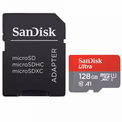 مموری کارت 128گیگابایت Sandisk مدل ULTRA SDSQUAR-128G-GN6MA