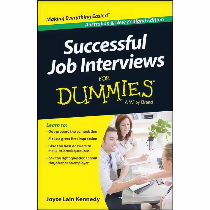 کتاب زبان اصلی Successful Job Interviews For Dummies  Australia  NZ