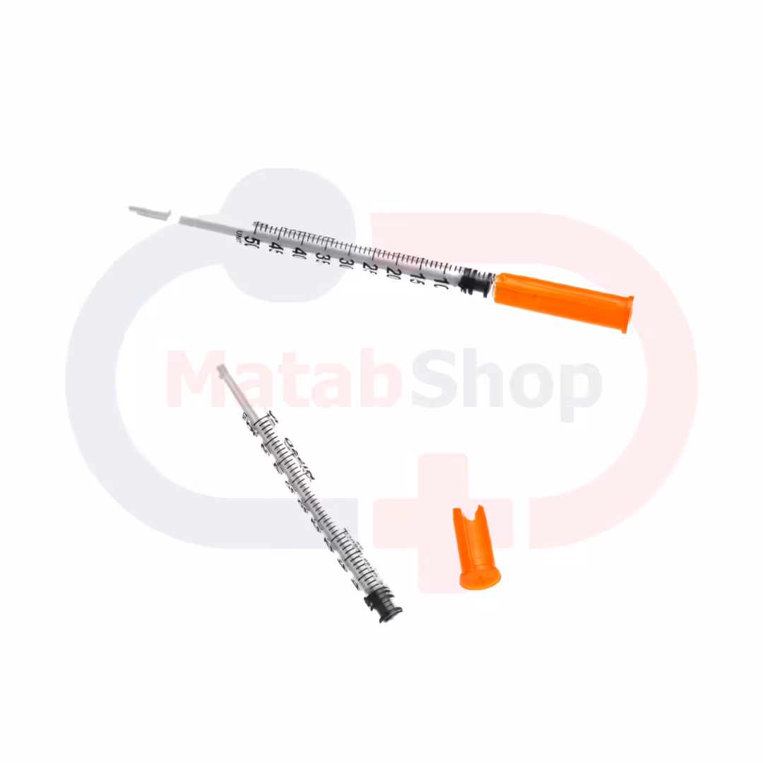 سرنگ انسولین 0.5 سی‌ سی آوا