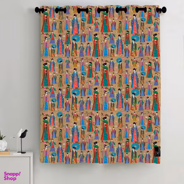 پرده مدل C2-50157 سایز 190x140 سانتی متر