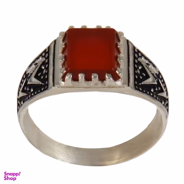 انگشتر نقره زنانه بازرگانی میلادی کد AW-056