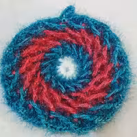 اسکاج چرخشی زردو قرمز