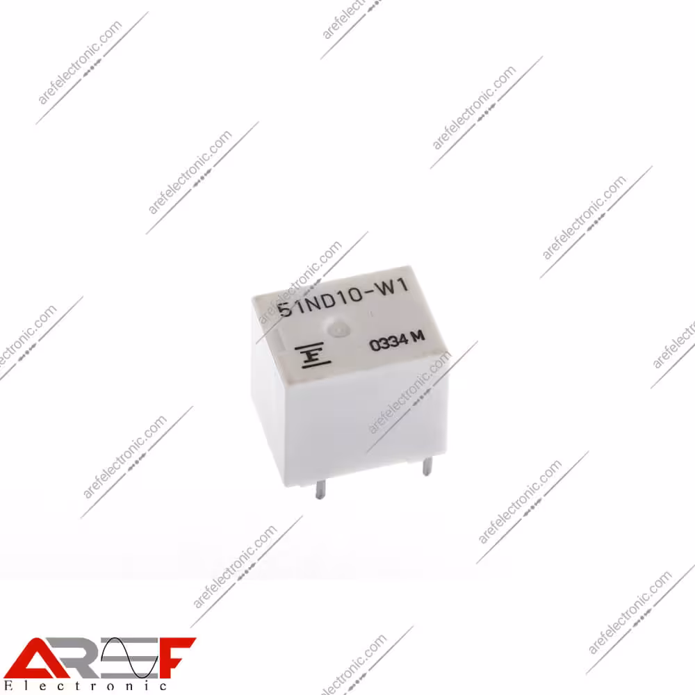 رله بچه میلون NHG مدل 51ND10-W1 دارای 12 ولت و 5 پین - فروشگاه عارف الکترونیک