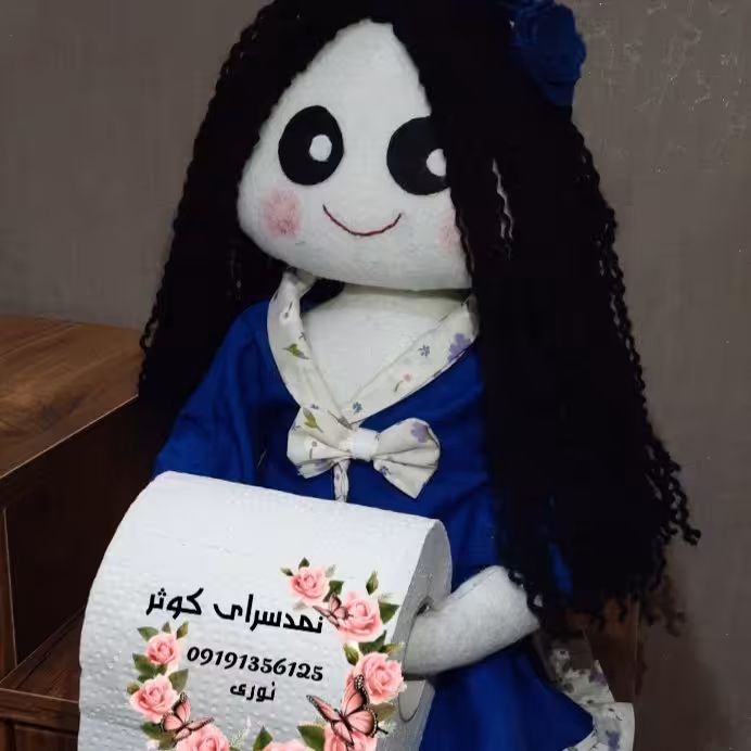 عروسک دستمال رولی