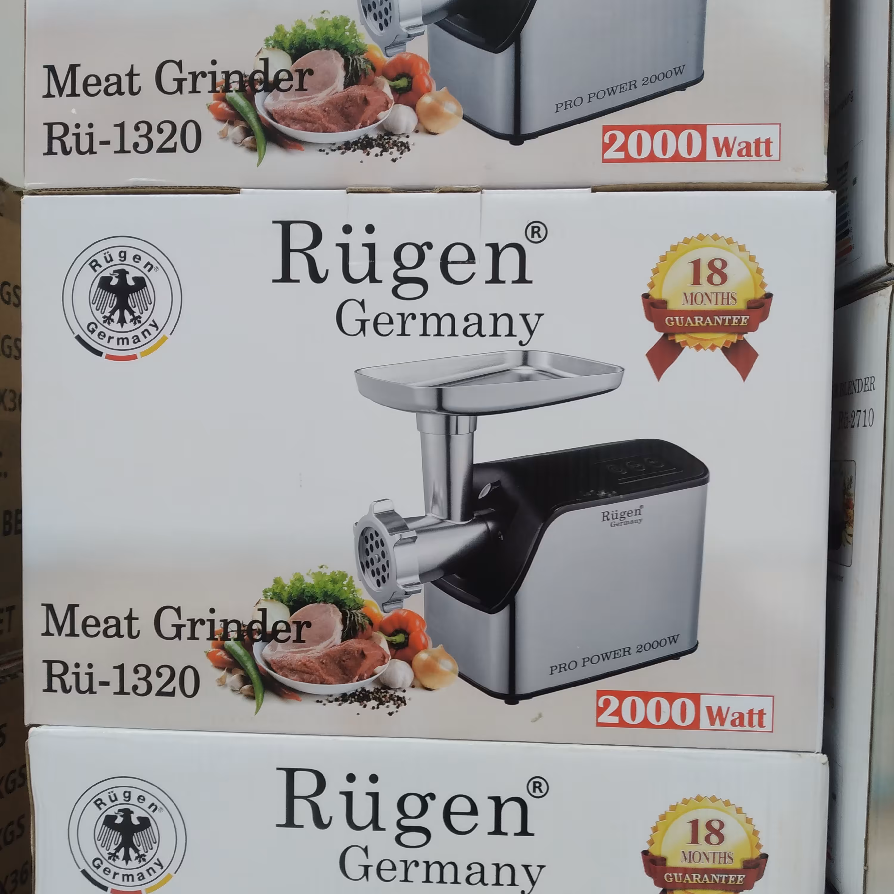 چرخ گوشت 2000وات روگن مدل RU1320 اصل آلمان با 18 ماه گارانتی
